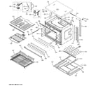GE PT9550SF1SS lower oven diagram