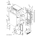 GE ZDIC150WWW cabinet, liner & door parts diagram