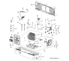 GE PFSS6SMXESS machine compartment diagram