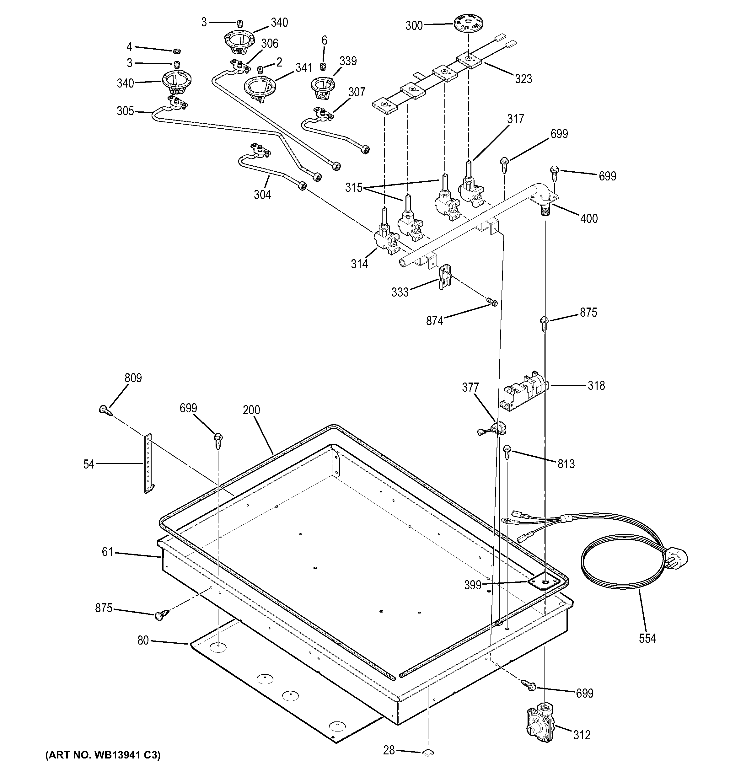 Gas & burner parts