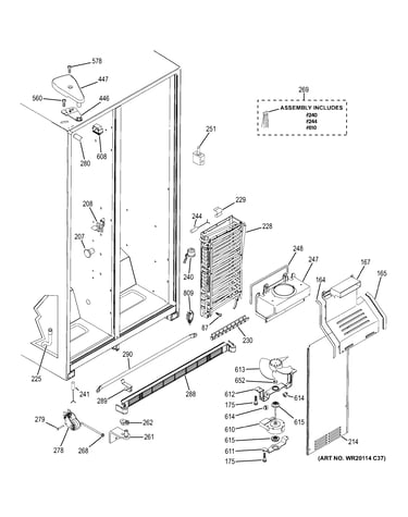 Freezer section