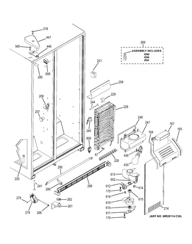 Freezer section
