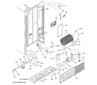 GE GSS20GSDTSS machine compartment diagram