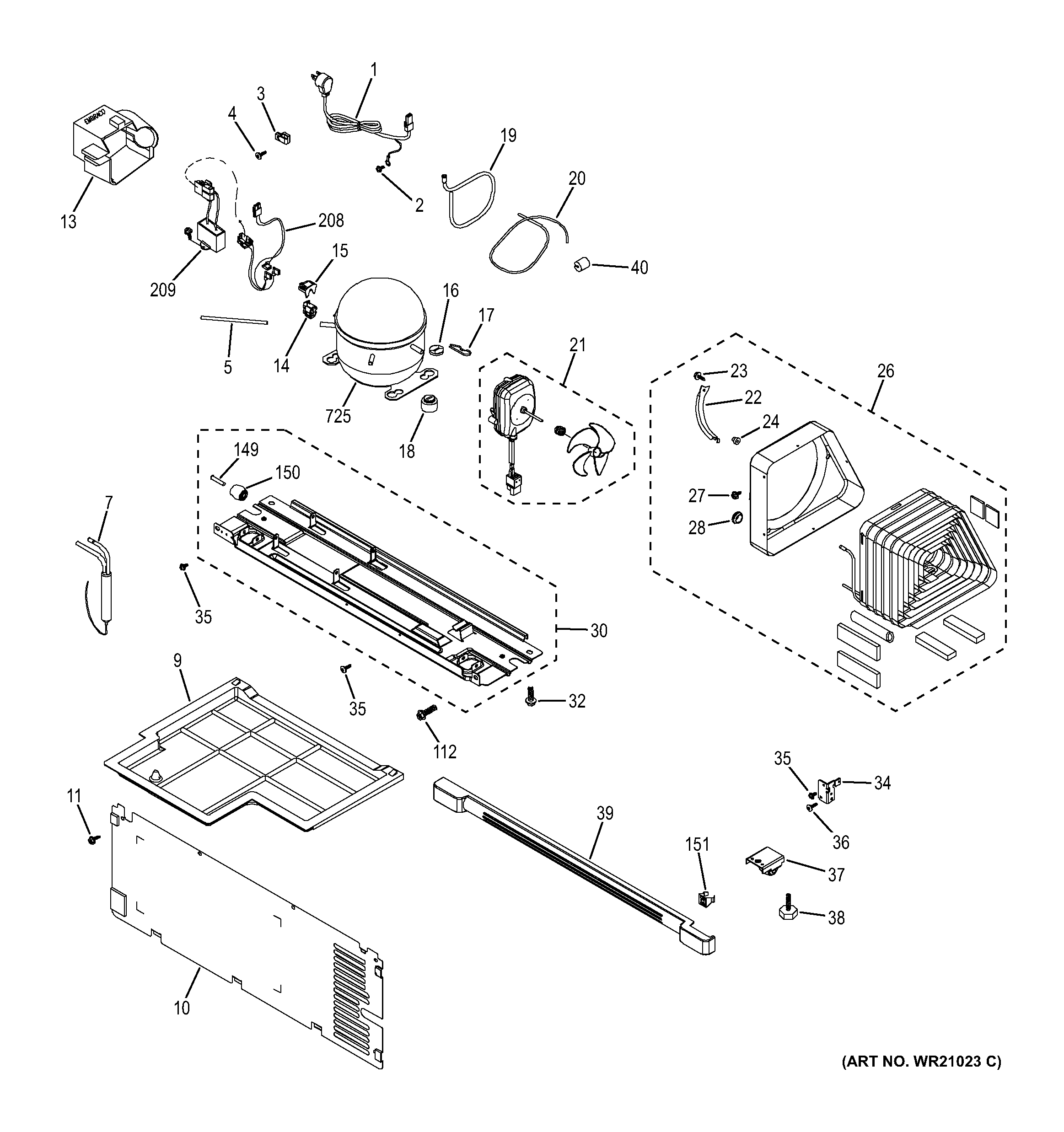 Machine compartment