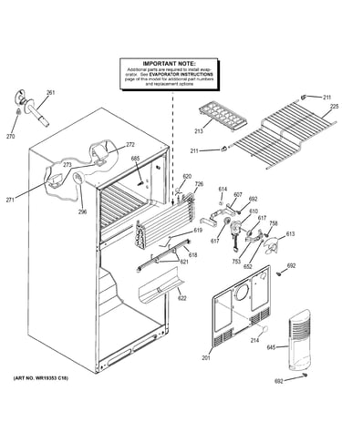 Freezer section