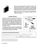 Evaporator instructions