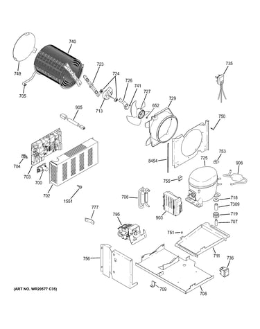 Machine compartment