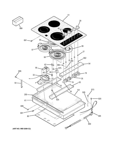 Control panel & cooktop