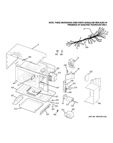 Microwave body parts
