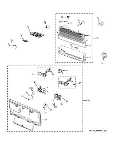 Freezer section