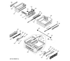 GE CFE29TSDDSS freezer shelves diagram