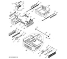 GE DFE29JGDDBB freezer shelves diagram