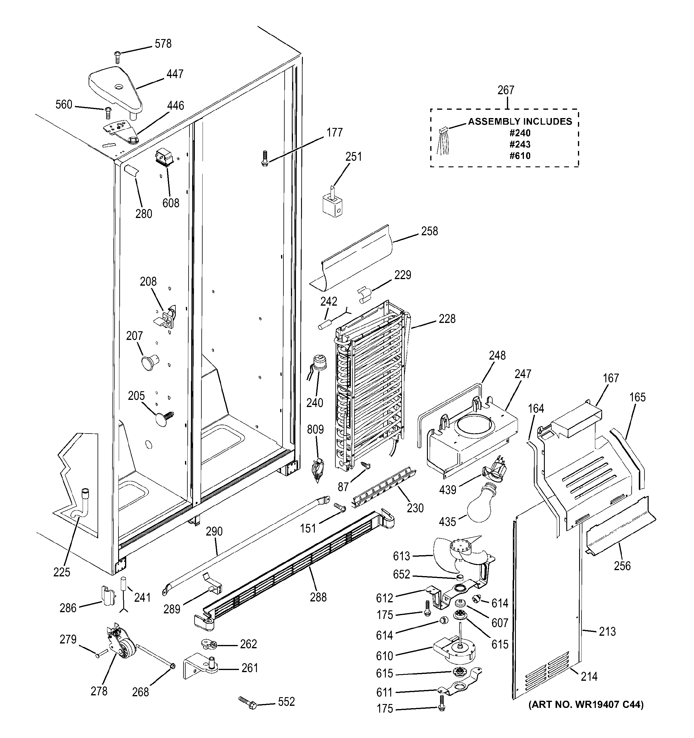 Freezer section
