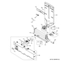 GE PYE23PSDDSS fresh food section diagram