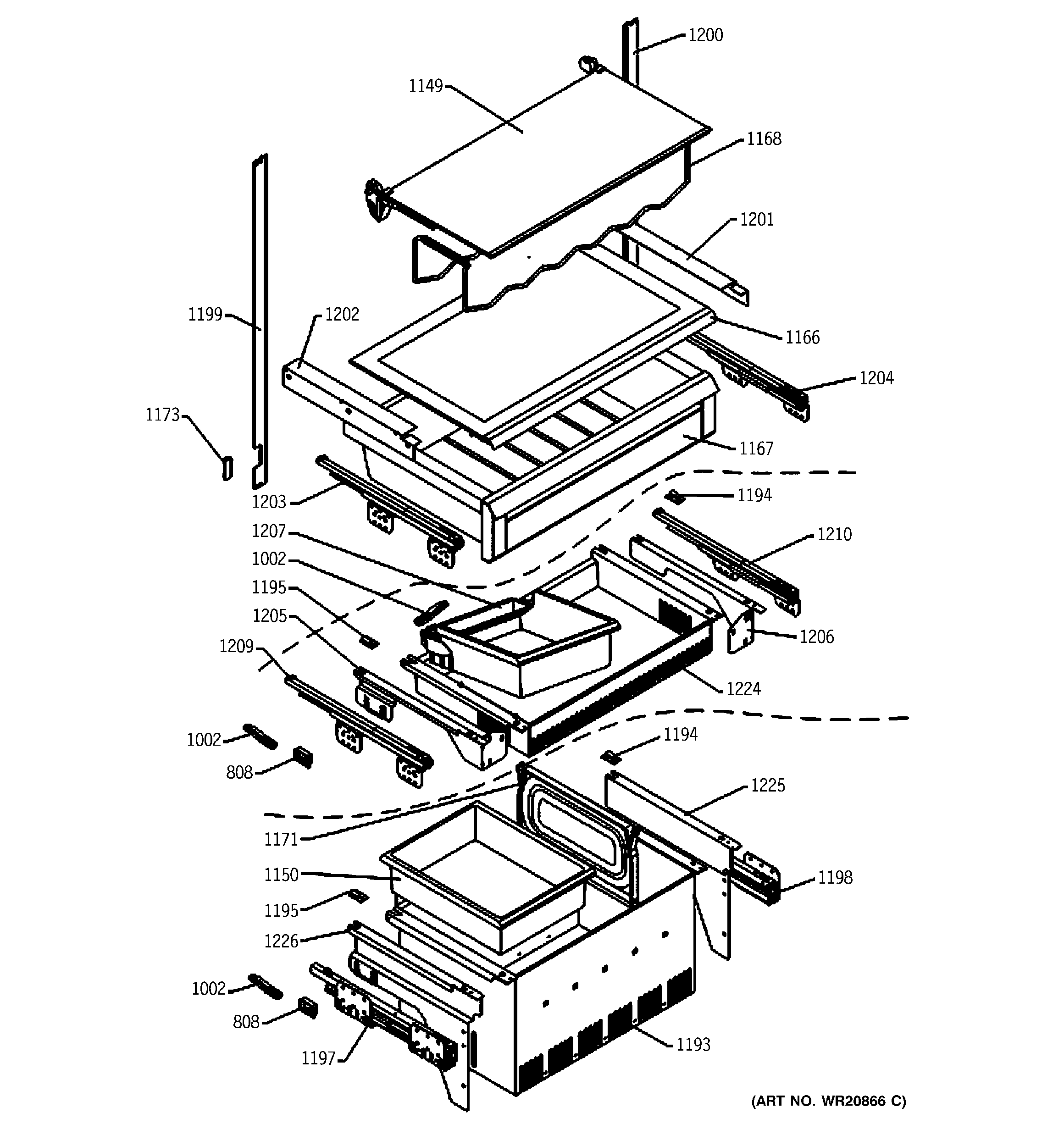 Shelves & drawers