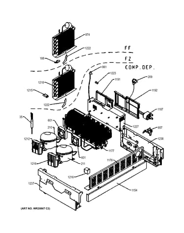 Machine compartment