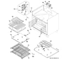 GE ZDP364NDP7SS oven cavity parts diagram