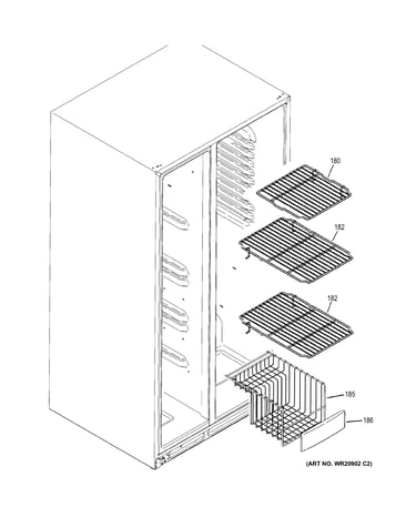 Freezer shelves