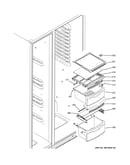 Fresh food shelves