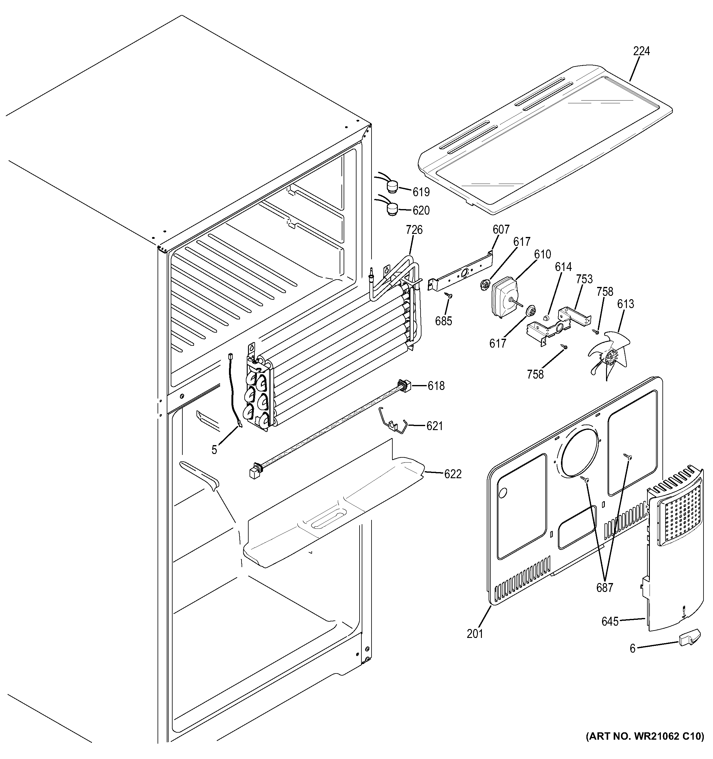 Freezer section