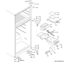 GE GTE18GTHDRBB fresh food section diagram