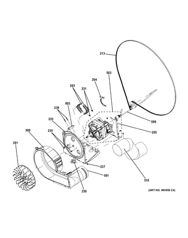 Blower & motor assembly