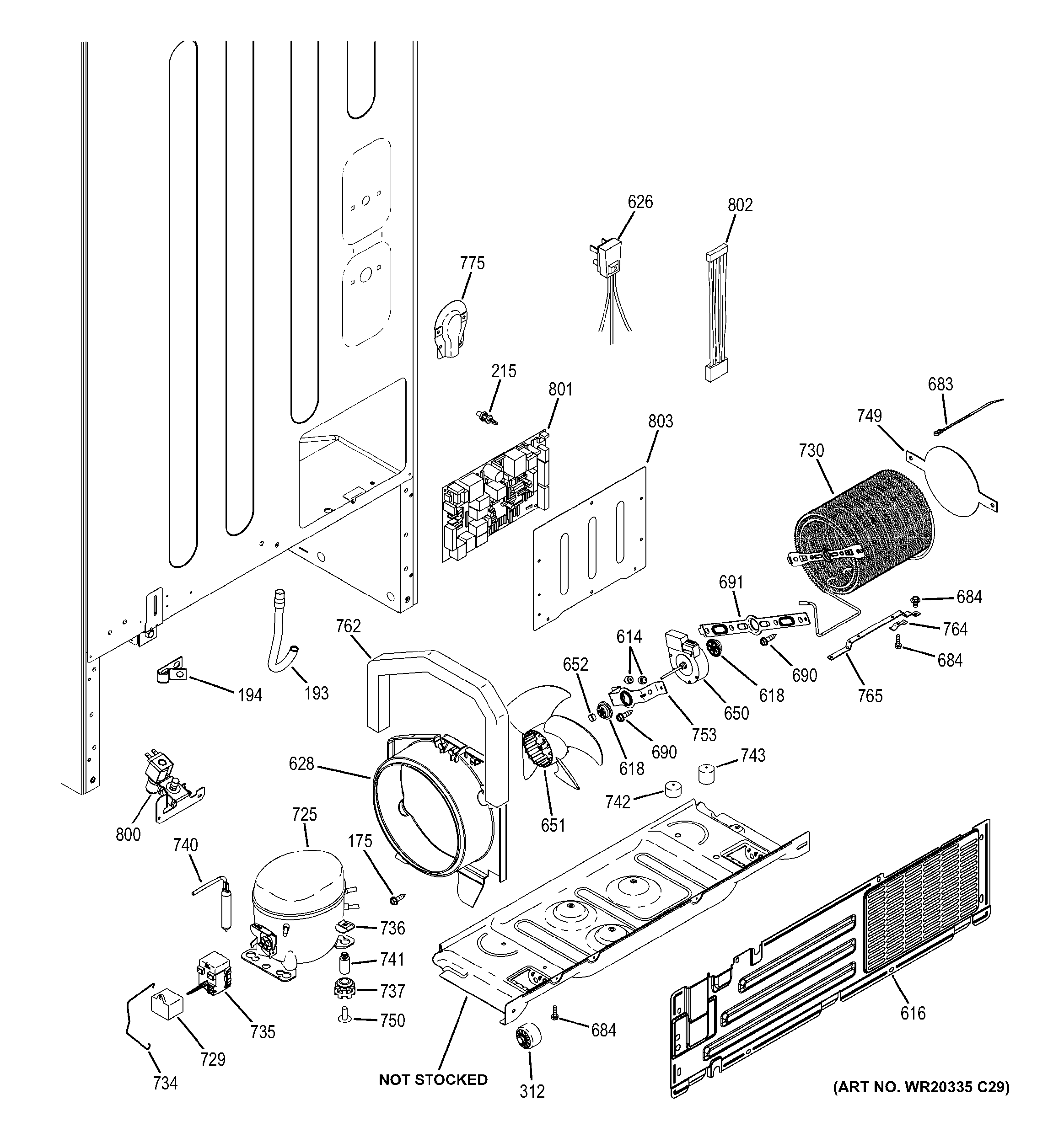 Machine compartment