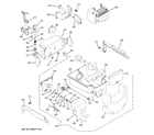 GE GSS23HGHBCWW ice maker & dispenser diagram