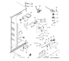 GE GSS23HGHBCWW fresh food section diagram