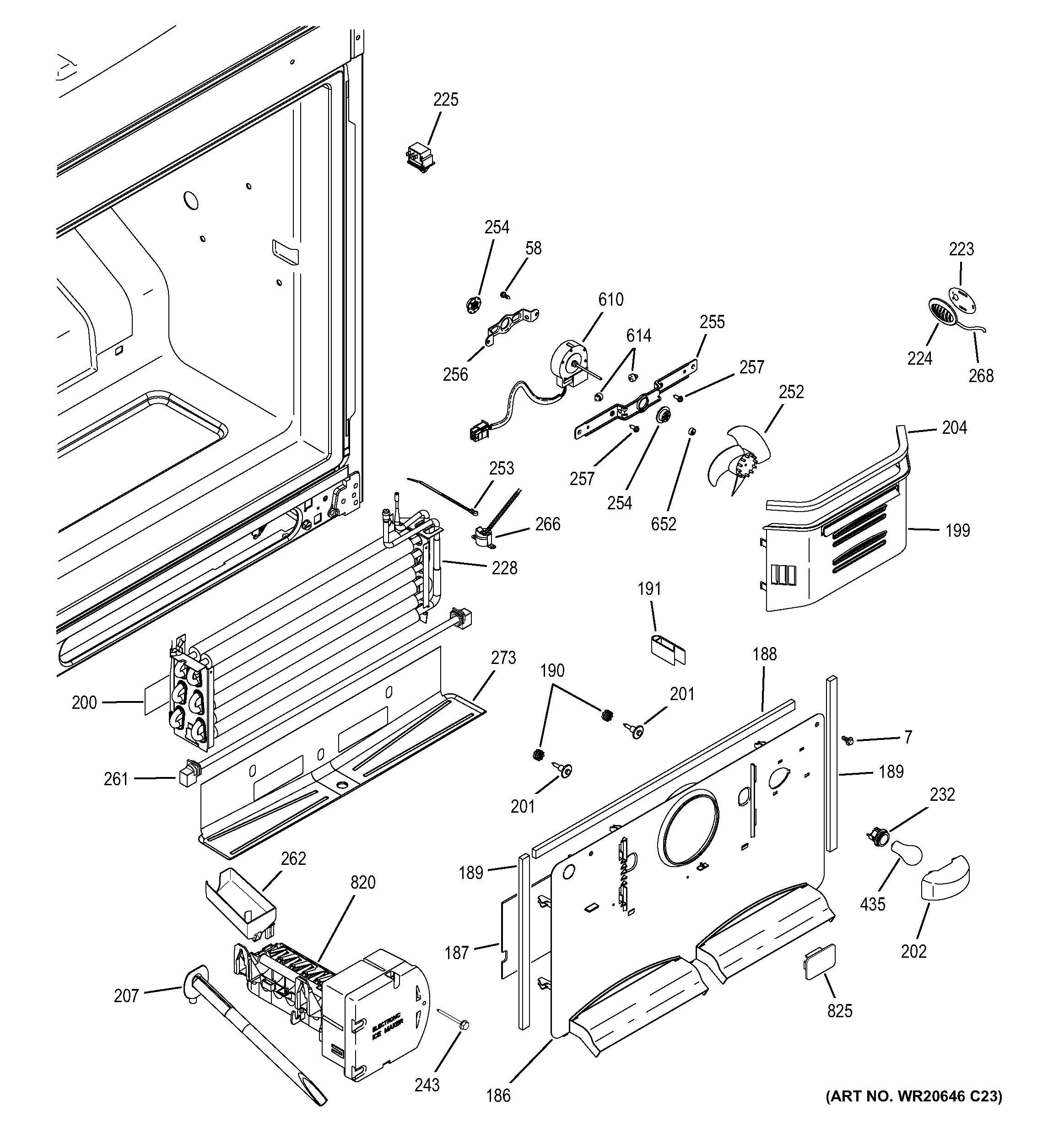 Freezer section