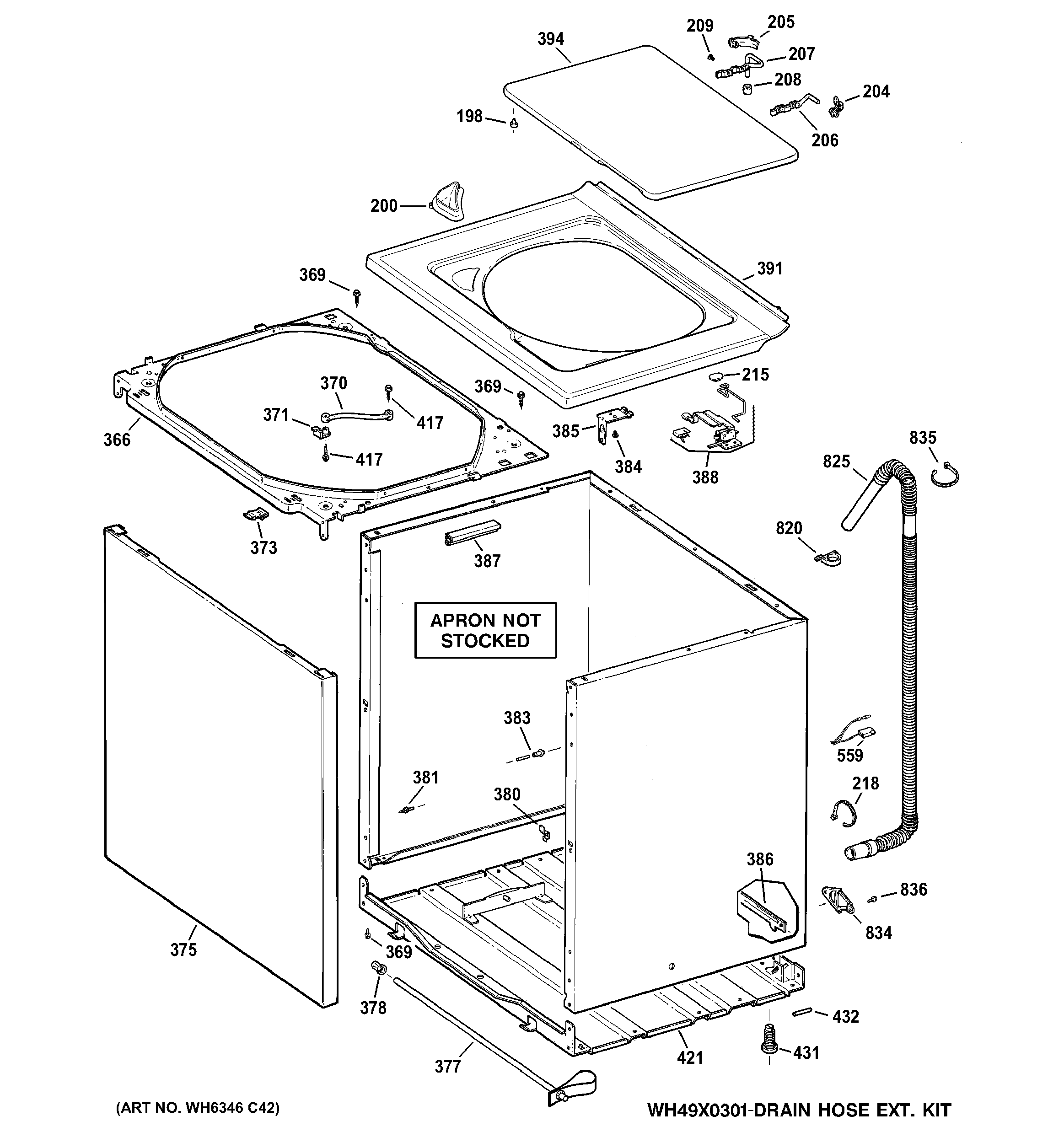 Cabinet, cover & front panel