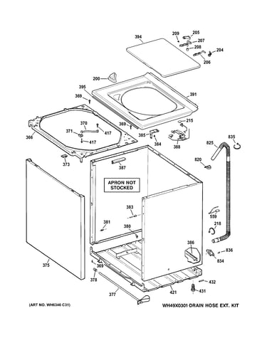 Cabinet, cover & front panel