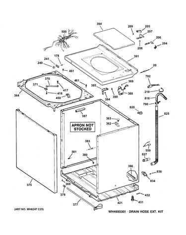 Cabinet, cover & front panel