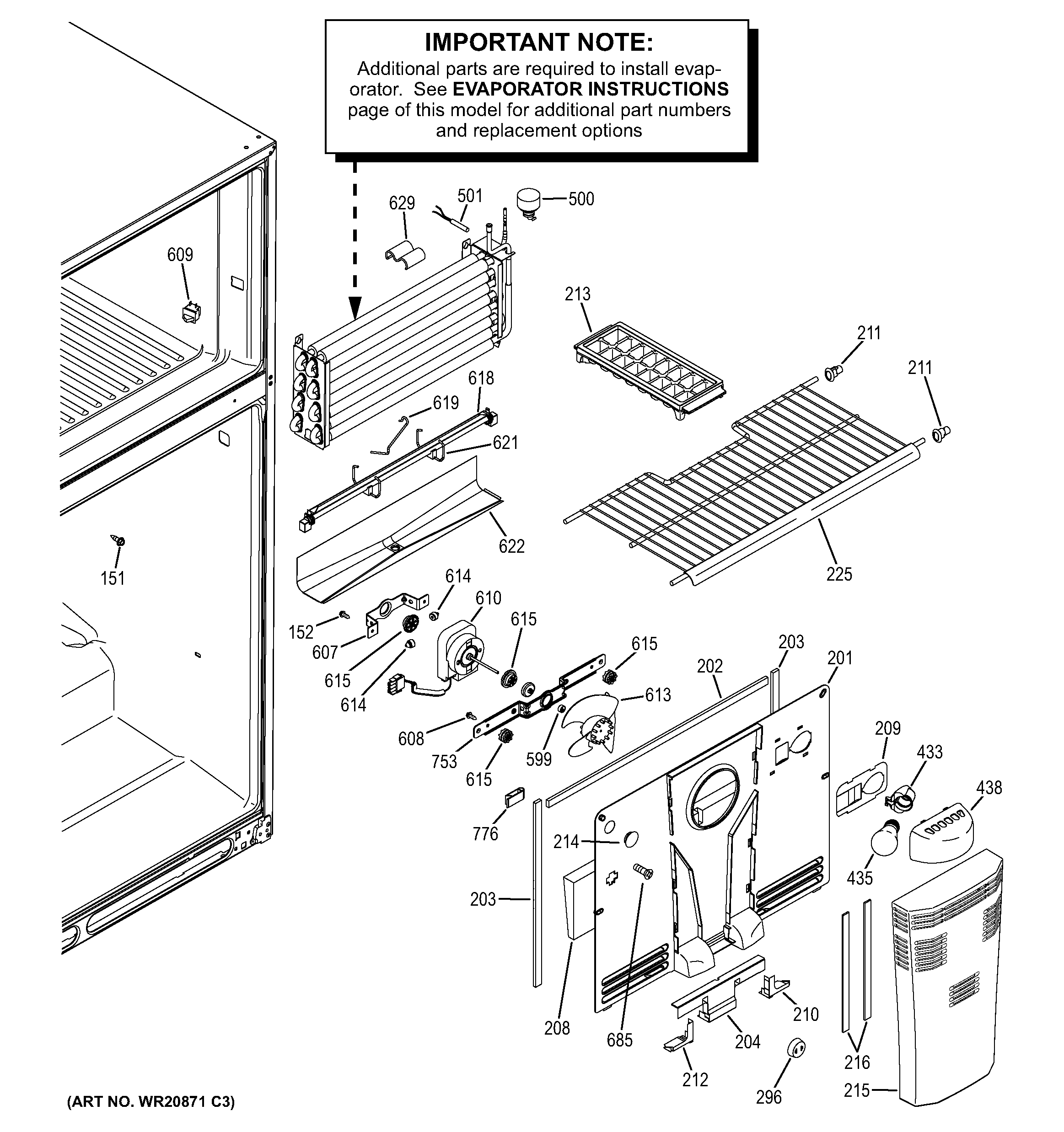 Freezer section