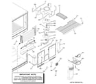 Hotpoint HTS22GBPCRWW freezer section diagram