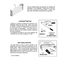 Hotpoint HTS22GBPCRWW evaporator instructions diagram