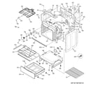 GE JB650DIF1WW body parts diagram