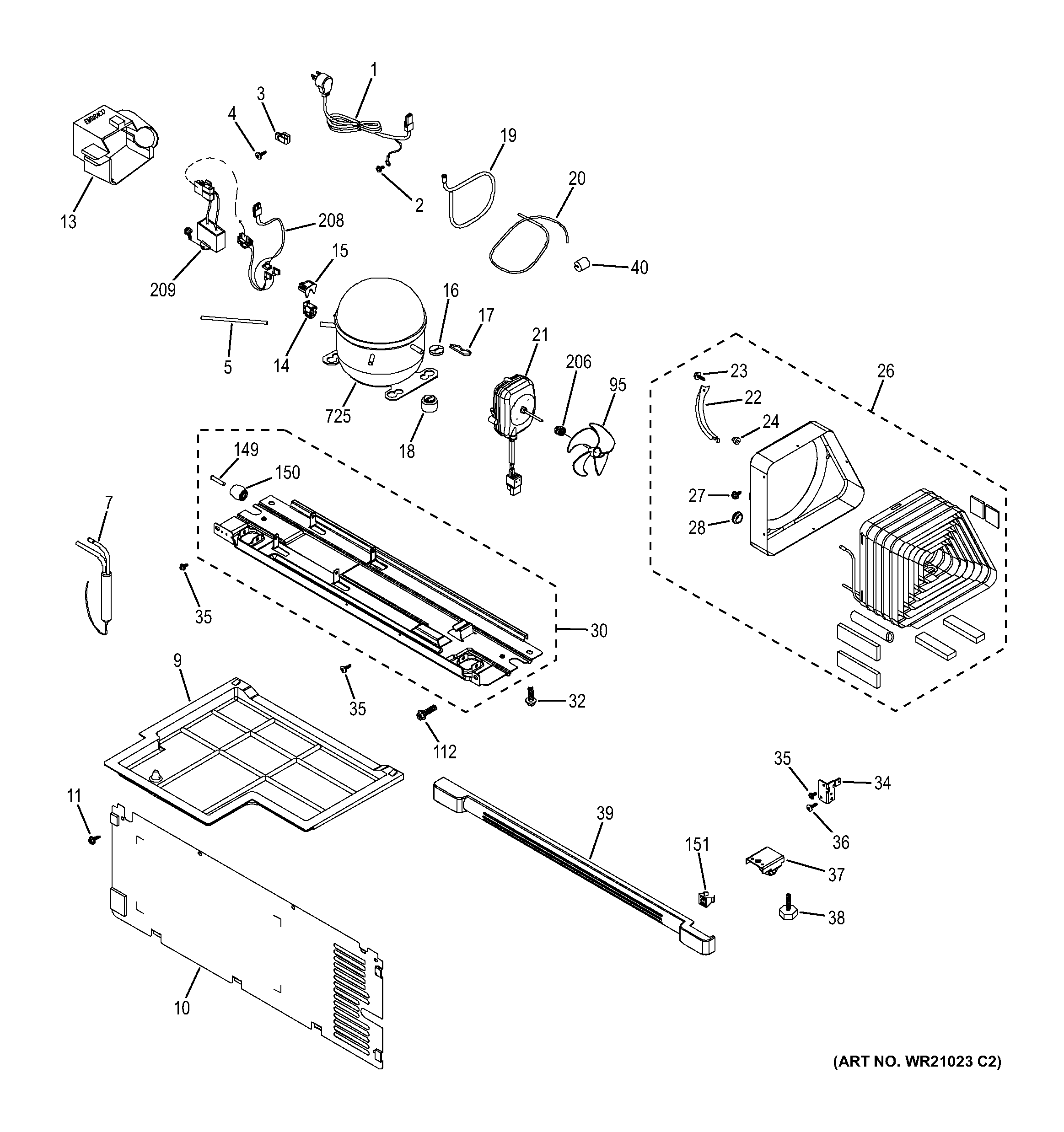 Machine compartment