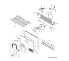 GE GTZ21GCEBSS freezer section diagram