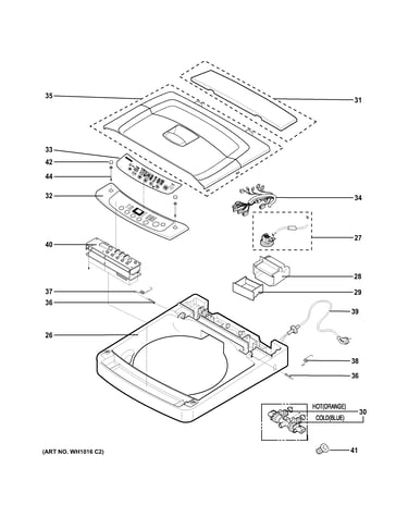 Controls & top panel