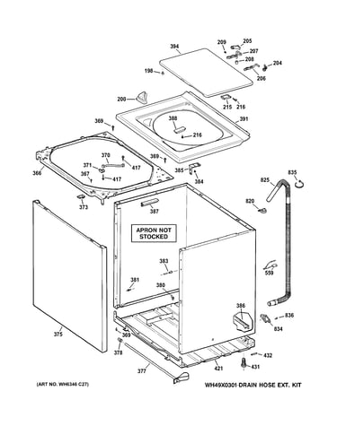 Cabinet, cover & front panel