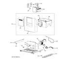 GE PSB48YSHASS ice maker & dispenser diagram
