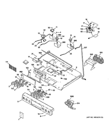 Gas & burner parts