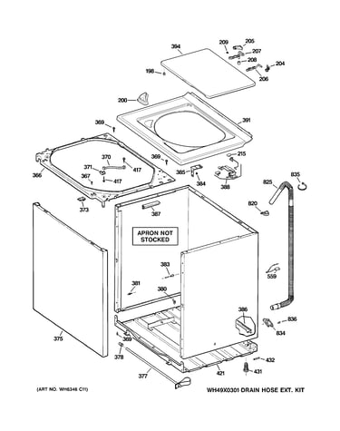 Cabinet, cover & front panel