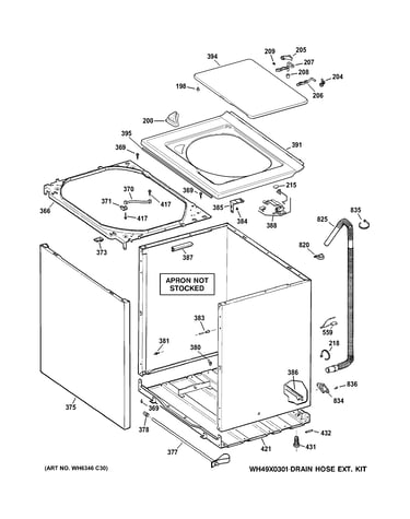 Cabinet, cover & front panel
