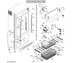 GE ZIC360NHBLH cabinet - flush inset diagram