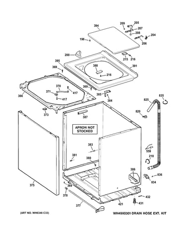 Cabinet, cover & front panel