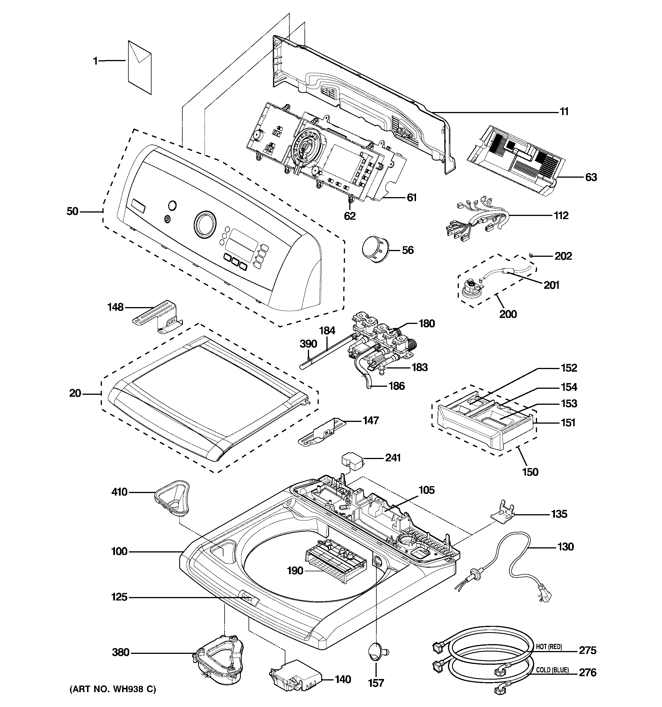 Controls & top panel