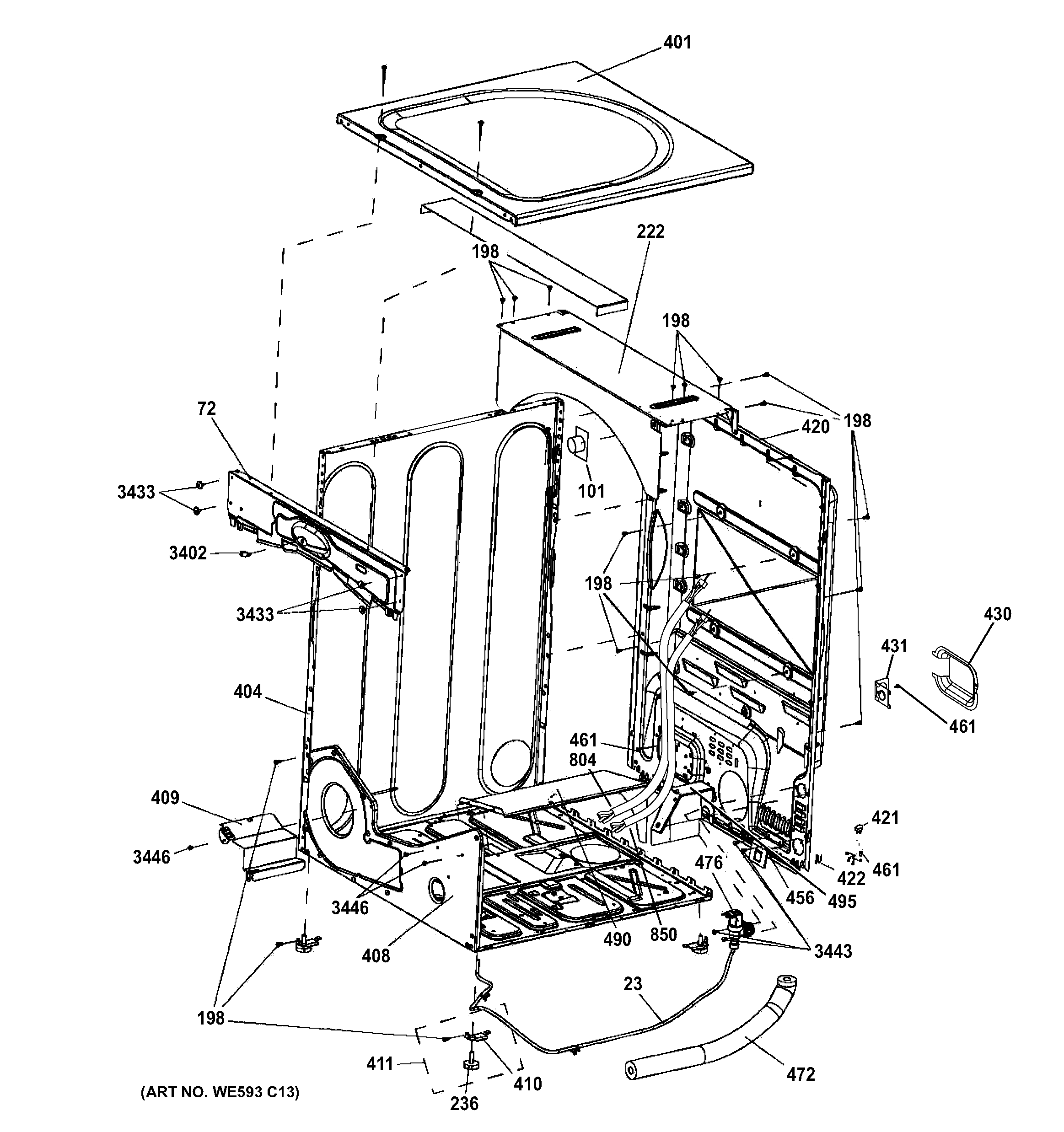 CABINET & TOP PANEL