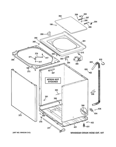 Cabinet, cover & front panel